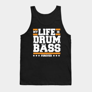 Drum and Bass Music dnb Shirt for DJs or Band members Tank Top